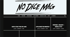 Desktop Screenshot of nodicemag.com